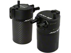 ADD W1 Baffled Oil Catch Can Kit V3 with PCV and CCV; Black Ring (15-23 Charger)