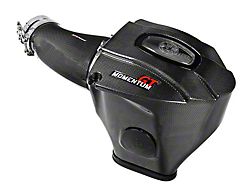AFE Momentum GT Black Series Cold Air Intake with Pro DRY S Filter; Carbon Fiber (11-22 6.4L HEMI Charger w/o Shaker Hood)