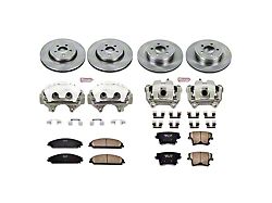 PowerStop OE Replacement Brake Rotor, Pad and Caliper Kit; Front and Rear (12-14 Charger w/ Dual Piston Front Calipers; 15-17 Charger Daytona, R/T; 15-17 AWD Charger SE, SXT; 18-23 Charger w/ Dual Piston Front Calipers)