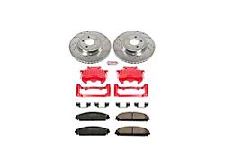 PowerStop Z23 Evolution Sport Brake Rotor, Pad and Caliper Kit; Front (09-11 Challenger R/T; 2011 Challenger SE w/ Dual Piston Front Calipers)