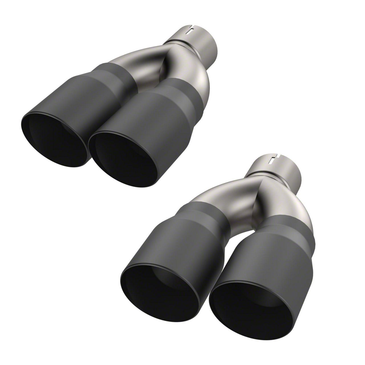 Quick Time Performance Challenger Quad Tip Adapters for QTP Exhaust