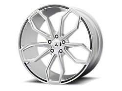 Asanti Athena Brushed Silver Wheel; Rear Only; 20x10 (11-22 RWD Charger, Excluding Widebody)