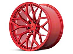 Asanti Mogul Candy Red Wheel; Rear Only; 20x11 (06-10 RWD Charger)