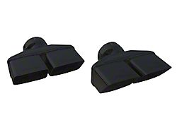 Pypes 3-Inch Black Dual Rectangle Exhaust Tips (08-14 All)