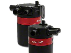 ADD W1 Twister Baffled Oil Catch Can Kit V3; Red Ring (15-23 V8 HEMI Challenger, Excluding 6.2L HEMI)