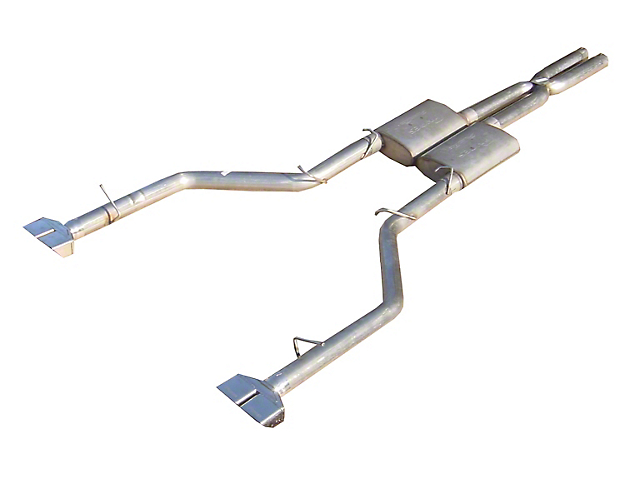 Pypes Street Pro Cat-Back Exhaust with Polished Tips (11-14 6.4L HEMI Challenger)