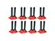 Ignition Coils; Red; Set of Eight (09-19 5.7L HEMI Jeep Grand Cherokee WK & WK2)