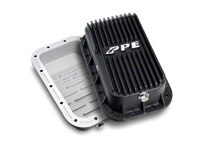 PPE Heavy-Duty Cast Aluminum Engine Oil Pan; Black (12-18 3.6L Jeep Wrangler JK)
