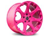 KOKORO Pink Wheel; Rear Only; 20x10; 45mm Offset (11-23 AWD Charger)