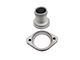 Aluminum Straight Water Neck Thermostat Housing; Natural (05-24 V8 HEMI Jeep Grand Cherokee WK & WK2, Excluding Trackhawk)