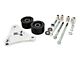 Aluminum Hellcat Supercharger to Head Adapter Plates and Idler Bracket Kit; Machined (05-24 V8 HEMI Jeep Grand Cherokee WK & WK2, Excluding Trackhawk)