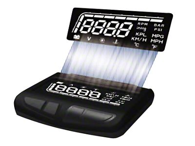 Prosport 52mm Digital HUD Display Boost Gauge (Universal; Some Adaptation May Be Required)