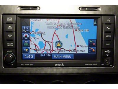 Infotainment Mopar Premium Factory GPS Navigation MyGIG RHR Radio Upgrade; LS Group (07-10 Jeep Wrangler JK)