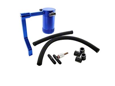 UPR Products Billet Oil Catch Can with Z Mounting Bracket; Blue (11-21 6.4L HEMI Jeep Grand Cherokee WK2)