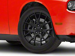 Hellcat Style Satin Black Wheel; 20x9 (08-22 RWD Challenger)