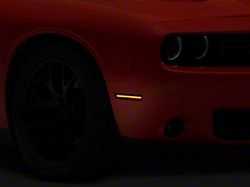 Axial LED Side Marker Lights; Smoked (15-23 Challenger, Excluding Widebody)