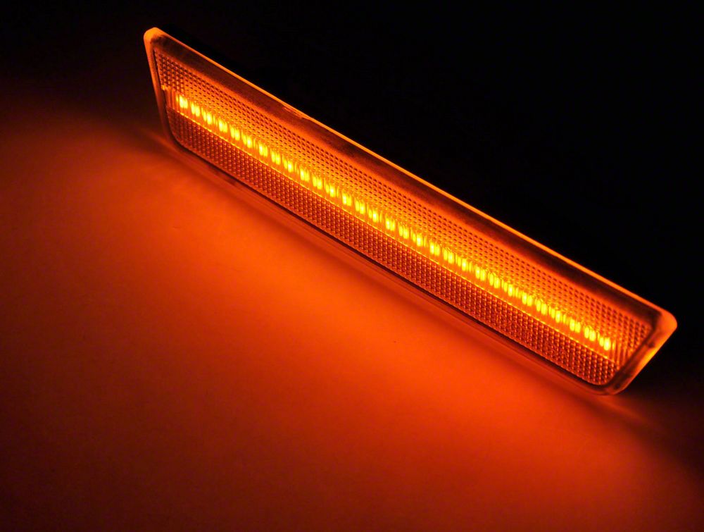 Raxiom Axial Series LED Side Marker Lights; Smoked (08-14 Raxiom Axial Series LED Side Marker Lights; Smoked (08-14