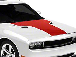 SEC10 Hood Decal; Red (08-14 Challenger)