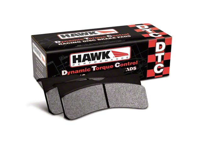 Hawk Performance DTC-70 Brake Pads; Rear Pair (06-13 Jeep Grand Cherokee WK & WK2 SRT8; 14-19 Jeep Grand Cherokee WK2 SRT, Trackhawk)