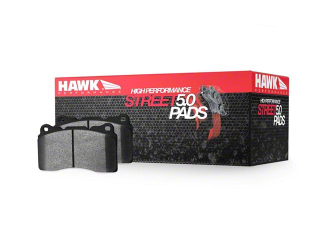 Hawk Performance HPS 5.0 Brake Pads; Rear Pair (06-13 Jeep Grand Cherokee WK & WK2 SRT8; 14-19 Jeep Grand Cherokee WK2 SRT, Trackhawk)