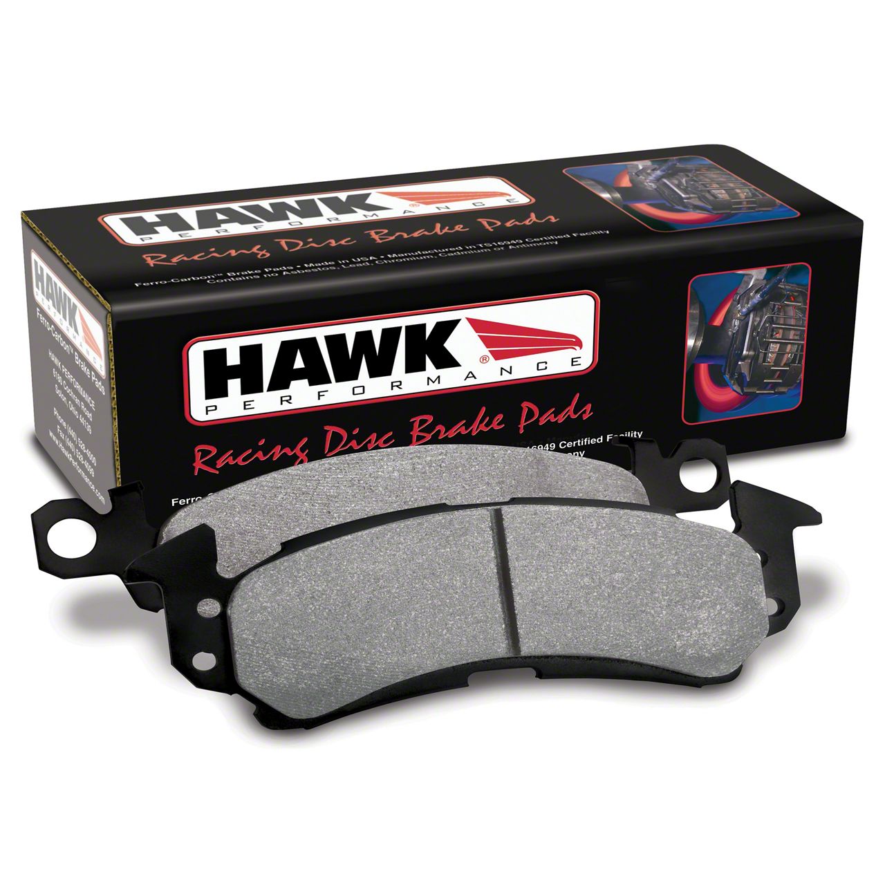 Hawk Performance Challenger HT10 Brake Pads; Rear Pair HB194S.570 (08