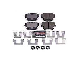 PowerStop Z23 Evolution Sport Carbon-Fiber Ceramic Brake Pads; Rear Pair (09-23 Challenger w/ Single or Dual Piston Front Calipers)