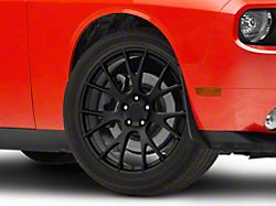 Hellcat Style Matte Black Wheel; Rear Only; 20x10.5 (08-22 RWD Challenger)