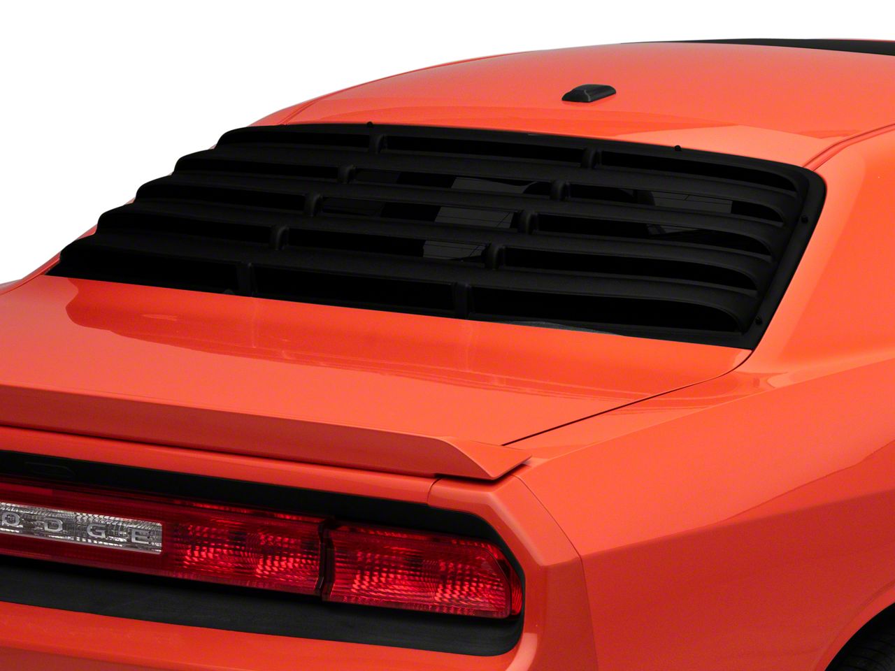 Challenger Rear Window Louvers Textured ABS (0820 All)