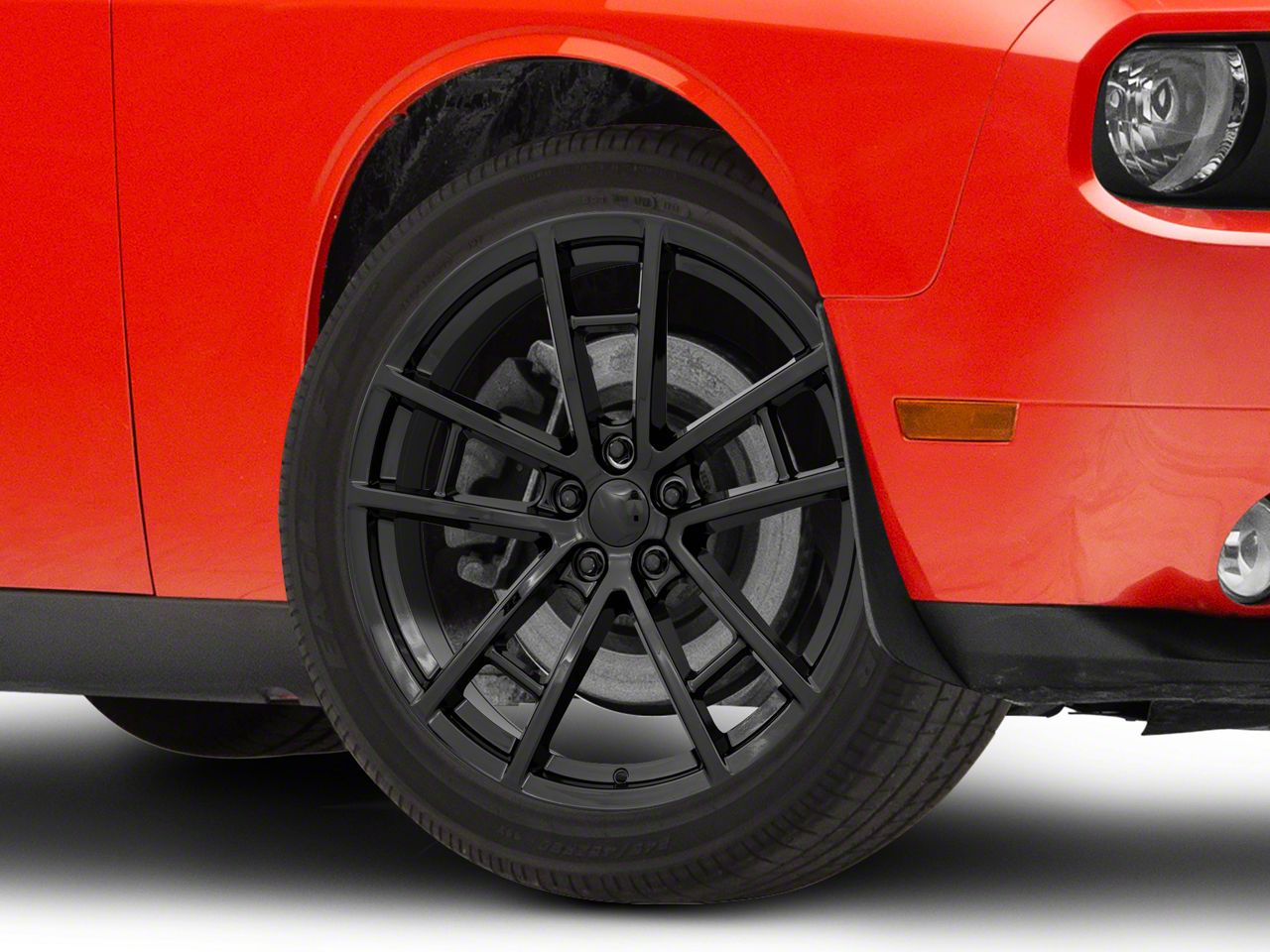 Challenger Drag Pack Style Gloss Black Wheel; 20x9 (08-22 RWD ...