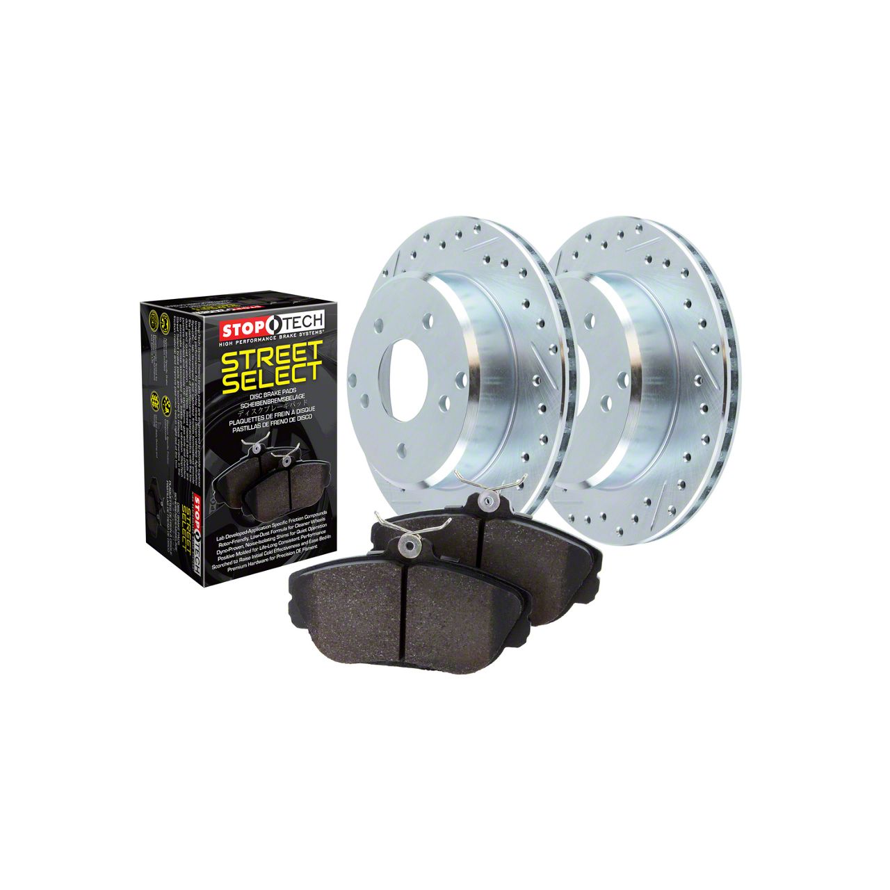 Rear Brake Rotors and SemiMetallic Pads FOR 2009 2010 2011 DODGE