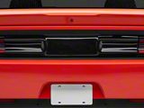 Rear Center Section Tail Light Cover; Smoked (15-22 Challenger)