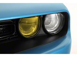 Headlight Covers; Yellow Inner/Clear Outer (15-22 Challenger)