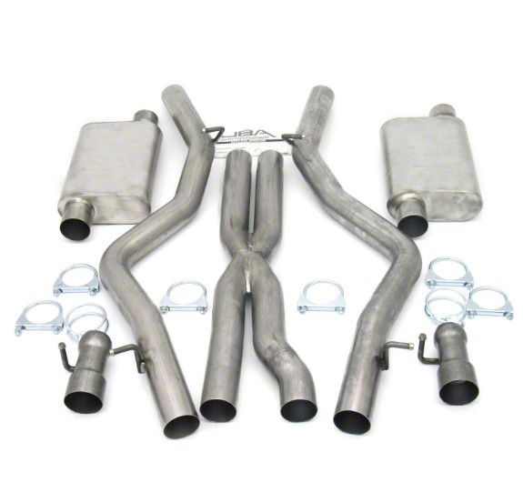 JBA Challenger 3-Inch Cat-Back Exhaust 40-1665 (11-14 6.4L HEMI ...