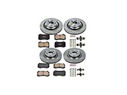 PowerStop OE Replacement Brake Rotor and Pad Kit; Front and Rear (06-14 Charger SRT8; 15-17 Charger Scat Pack; 2017 Charger R/T 392; 18-22 Charger w/ 4-Piston Front Calipers)