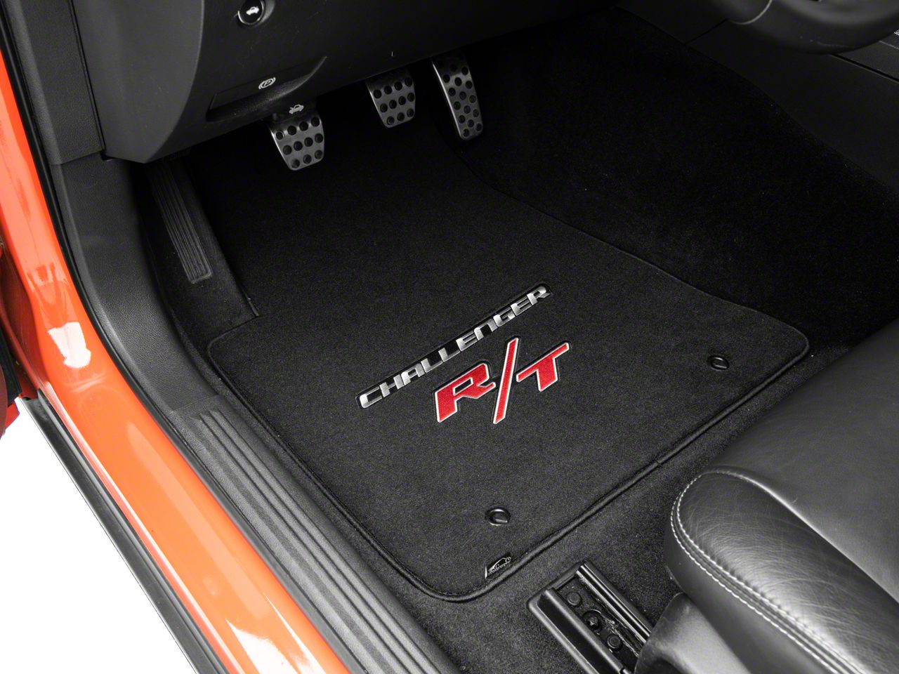 Lloyd Challenger Velourtex Front Floor Mats with Challenger and Silver ...