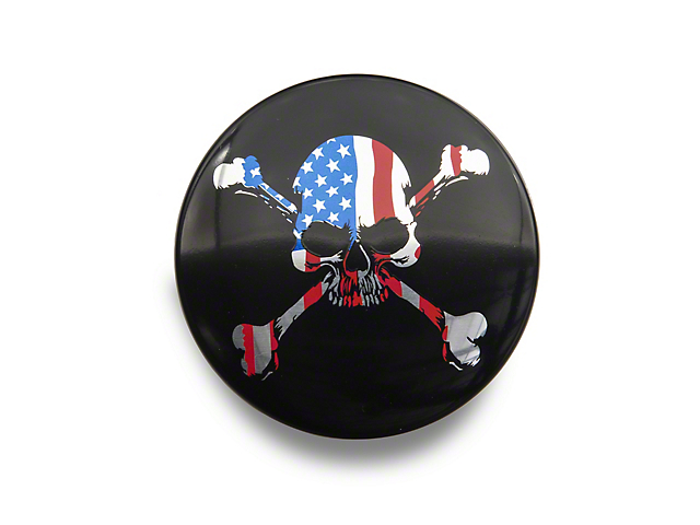 MP Concepts Center Cap Kit for Factory Wheels; American Skull (15-22 Challenger)
