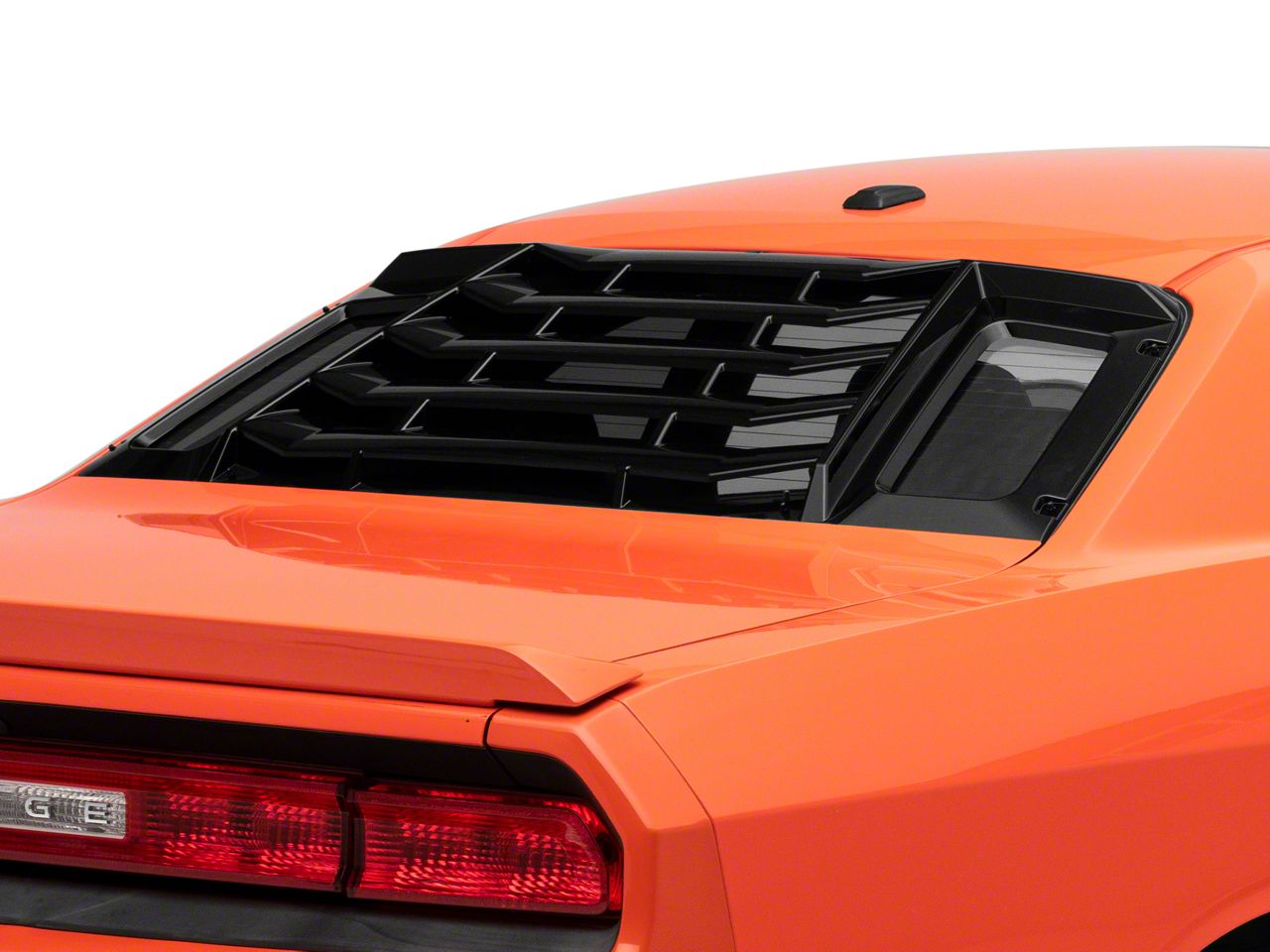 MP Concepts Challenger Rear Window Louvers; Gloss Black CH5112 (08-22 ...