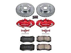 PowerStop Z23 Evolution Sport Brake Rotor, Pad and Caliper Kit; Front (06-14 Charger SRT8; 15-17 Charger Scat Pack; 2017 Charger R/T 392; 18-22 Charger w/ 4-Piston Front Calipers)
