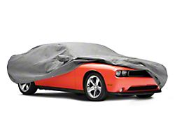 Custom Fit Car Cover; Gray (08-22 Challenger)