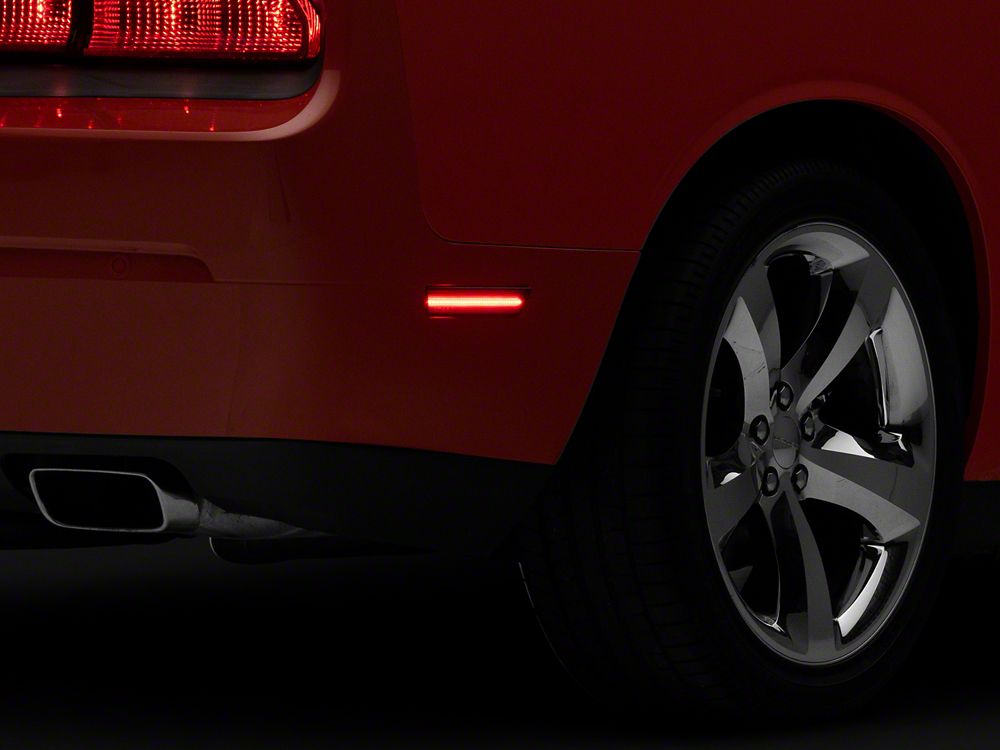 Raxiom Axial Series LED Rear Side Marker Lights; Smoked (08