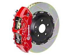 Brembo GT Series 6-Piston Front Big Brake Kit with 15-Inch 2-Piece Type 1 Slotted Rotors; Red Calipers (08-14 SRT8)