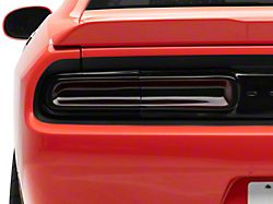 Tail Light Covers with Rear Blackout Panel; Carbon Fiber Look (15-22 Challenger)