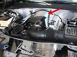 Plenum Cover Perforated; Illuminated White; LED; Works With ACC Replacement Fuel Rail Cover (09-19 5.7L HEMI Challenger)
