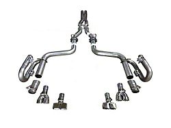 Solo Performance Street Race-X3 Cat-Back Exhaust with Round Polished Tips (08-10 6.1L HEMI Challenger)