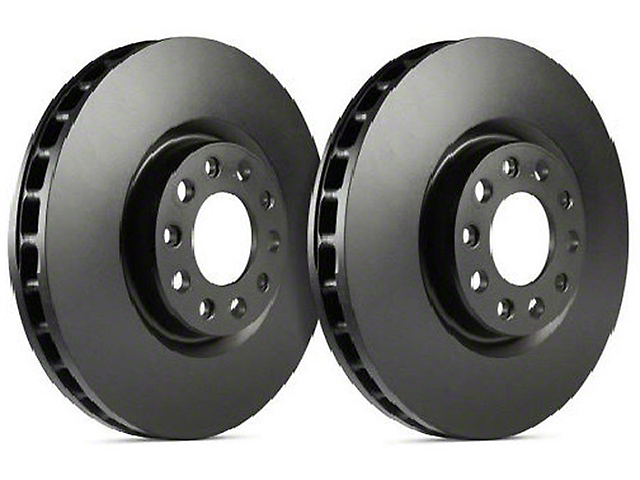 SP Performance Premium Rotors with Black Zinc Plating; Rear Pair (09-10 Challenger SE; 11-23 Challenger SE, SXT w/ Single Piston Front Calipers)