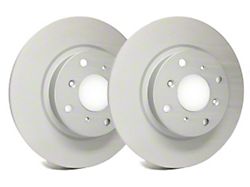 SP Performance Premium Rotors with Silver Zinc Plating; Rear Pair (06-22 V6 Charger w/ Single Piston Front Calipers)