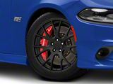 Hellcat Style Matte Black Wheel; 20x9; 18mm Offset (11-23 RWD Charger)