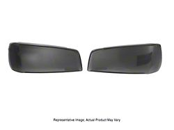 Headlight Covers; Carbon Fiber Look (06-10 Charger)