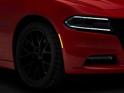 LED Side Marker Lights; Front and Rear; Smoked (15-22 Charger, Excluding Widebody)