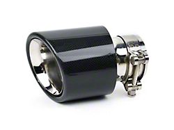 4.50-Inch Exhaust Tip; Carbon Fiber (11-22 Charger)